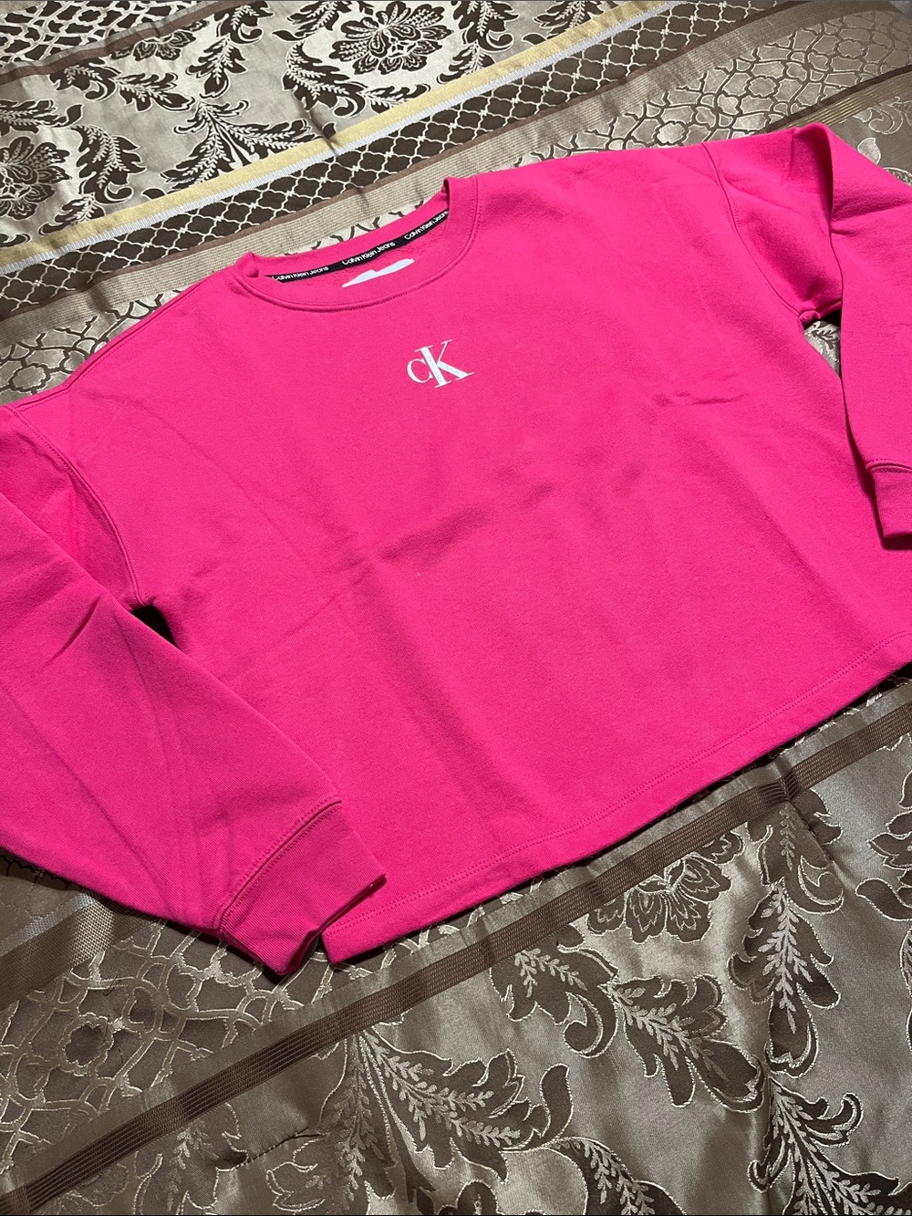 Calvin Klein Pink Crewneck Sweatshirt